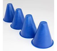 Ensemble de Cônes D'entraînement de Football de 1 Pièce, Baril de Marque D'obstacle pour la Pratique Sportive, Couleur Vive Facile à Remarquer, adapté à Diverses Activités de Plein Air (Blue)