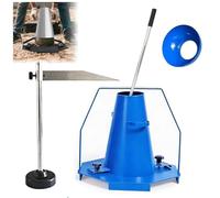 Ensemble de cônes d'essai pour béton - Testeur en acier robuste avec tige de tampage, règle, entonnoir et plaque de base hexagonale pour un test précis de maniabilité