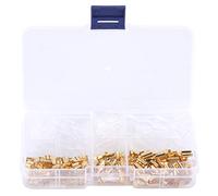 Ensemble de connecteur de fil électrique à bornes d'or à sertissage doré avec une gaine 2,8 mm / 4,8 mm / 6,3 mm