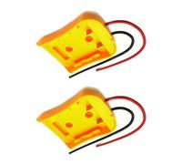 Ensemble de connecteurs de batterie 18 V - Câble de conversion d'alimentation mobile pour équipement de camping et réparation automobile - Connecteur de batterie avec protections de fusibles