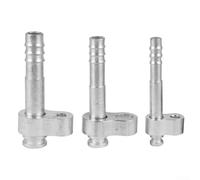 Ensemble de connecteurs pour évaporateur de radiateur de climatisation de voiture, raccords en aluminium compatibles avec les systèmes R134a, design anti-fuite, installation facile (tuyau droit)