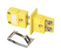 Ensemble de connecteurs thermocouple de type K, prise miniature et connecteur en alliage pour thermomètres numériques de type K