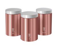 BerlingerHaus Set 3 pièces I-Rose Edition BH/6270 - I-Rose Collection rose acier inoxydable 18/8
