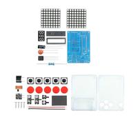 Ensemble de console de jeu électronique, Square dot red light | Console de jeu électronique portable, plateau de jeu LED et affichage à trois chiffres, cinq boutons physiques