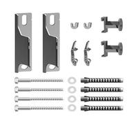 Ensemble De Consoles Murales Kermi Court Pour FHK/HW WA 60Mm, Blanc