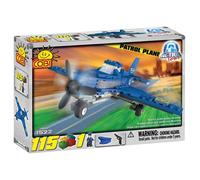 Ensemble de construction d'avion Patrol Cobi de 115 pièces, très collectionnable