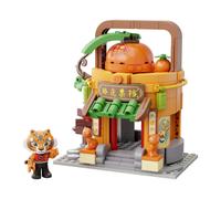 Pantasy 86508 Kungfu Panda Mini Street View - Tigress's Fruit Store Briques de serrage 300+pcs Jouets en kit-NOUVEAU