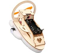 Ensemble de Construction de Voiture d ' Exploration électrique éducative avec des matériaux en Bois pour Les expériences de Physique modèle de Voiture électrique Artisanal Scientifique pour étudiants