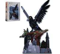 Ensemble de construction Raven, kit de modèle gothique corbeau noir, animal de collection - Modèle sur le thème et décoration d'intérieur, cadeau unique pour adultes, compatible avec Lego Bird Set