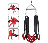 Ensemble de contraintes pour kit de bondage sexuel Plafond Sex Swing Sangles sexy Jouets Bondage & Suspension Bondage Swing Suspension à 360 degrés Outils de jeu pour sangles sexuelles pour adultes SM