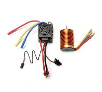 Ensemble de contrôleur de moteur ESC sans balais 60 A et 3650 avec boîtier en métal pour voitures télécommandées WLtoys 12428 A959 B 144001 offrant une puissance de 900 W et un contrôle précis (Wstz02