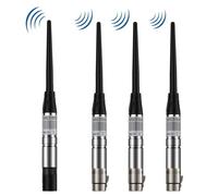 Ensemble de contrôleur DMX JAJALUYA - 1 émetteur DMX512 sans fil + 3 Récepteurs 2,4G DMX512 Rechargeables