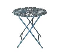 Ensemble de conversation en plein air pour taverne, tables et chaises de jardin, ensemble de 3 pièces de table à manger pliable en métal et de chaises de terrasse, meubles de patio résistants aux inte