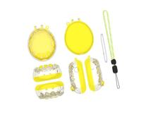 Ensemble de coques de protection avec dragonne et chaîne de perles - Utilisation pour appareil virtuel Paradise Virtual Pet Device - Housse de transport rigide - Chaîne de perles - Sac de transport