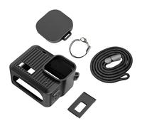 Ensemble de coques de protection pour appareil photo avec coque en silicone souple et protection en verre anti-rayures sur le côté de la batterie