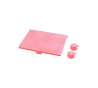 Ensemble de coques de protection pour Steam Deck, biodégradables pour PLA, coque rigide avec protecteur d'écran et housses de joystick, options multicolores (rose)
