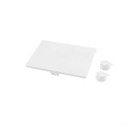 Ensemble de coques de protection pour Steam Deck résistantes aux rayures et à la pression, coque rigide pour console de jeu, bouclier intégral (blanc)