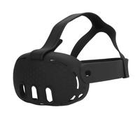 Ensemble de coques en silicone élastiques et confortables pour Oculus Quest 3 : accessoires avec coque anti-poussière et ports d'accès rapide à