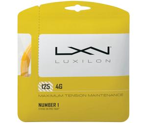 Ensemble de cordage de tennis Luxilon 4G Doré 1,3 mm