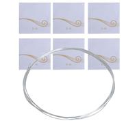 Ensemble de cordes de guitare classiques en laiton argenté avec revêtement anti-revêtement Accessoires pour guitare acoustique Convient pour guitare