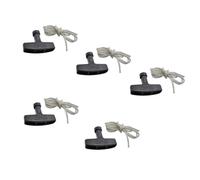 Ensemble de cordes de poignée de démarreur de moteur, paquet de 5 pièces de rechange pour cordon de traction avec poignées en T de 7 x 5, cm pour l ' entretien du générateur et de la pompe à eau