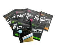Ensemble de cordes pour guitare Gibson Folk, accessoires universels, ensemble complet d'accessoires essentiels pour instruments, idéal pour les passionnés de musique. vert