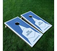 Ensemble de cornhole personnalisé - Impression UV directe 120 x 60 cm/90 x 60 cm/60 x 30 cm | American Cornhole League | Comprend 2 planches + 2 x 4 sacs | Utilisation en extérieur (bois méché)