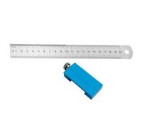Ensemble de corps de positionnement de règle avec cadre de, 20CM | Forme de localisation ABS, contrôle par vis moletée pour les tâches de marquage de précision