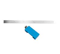 Ensemble de corps de positionnement de règle avec cadre de, 50CM | Forme de localisation ABS, contrôle par vis moletée pour les tâches de marquage de précision