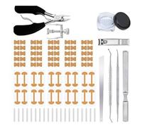 Ensemble de correcteur d'ongles incarnés 18 pièces/ensemble Kit d'ongles incarnés professionnels respirants avec bandes de correcteur ', outil coupe ', outils pédicure pour usage