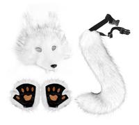 Ensemble De Cosplay De Loup - Costume D'habillage En Fausse Fourrure | Tenue Sur Le Thème Des Animaux - Jeu De Rôle Et Performance Sur Scène | Pour Halloween, Mascarade, Carnaval, Défilé De Mode Et Fê