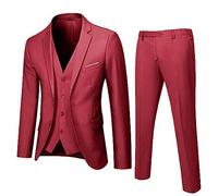 Ensemble de costume bleu clair pour homme, blazer trois pièces, gilet et pantalon, tenue formelle pour mariage et affaires, coupe ajustée, tenue de marié moderne, disponible en beige, bordeaux, gris,