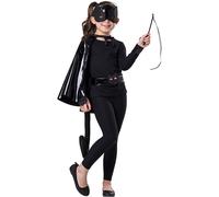 Ensemble De Costume De Chat Noir Pour Filles - Déguisement De Chat Pour Enfants