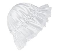 Ensemble de costume de pèlerin 3 pièces avec tablier colonial blanc et demi-tablier pour fille, Chapeau, taille unique