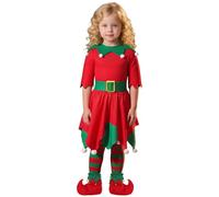 Ensemble de costume d'elfe de Noël pour enfants, garçons et filles, costume d'elfe du Père Noël, petit assistant, lutin lutin pour Noël, carnaval et cosplay, femmes et hommes