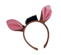 Ensemble De Costumes De Phacochères D'Halloween, Costume De Cosplay D'animaux - Phacochères Oreilles Nez Queue Habiller Ensemble | Kit De Déguisement Au Design Réaliste Pour Les Fêtes De Cosplay, Les