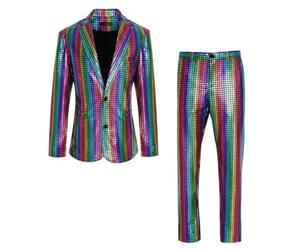 Ensemble de costumes disco des années 70 pour hommes, tenue disco pour | Déguisements Disco Groovy Swanky Hustle rétro Vintage années 70 soixante-Disco dans