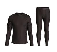 Ensemble De Couche De Base Kinetic Taille L Noir Thermo Sous-Vêtements Chauds