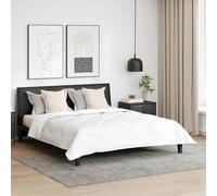Ensemble De Couette Avec Oreiller 3 Pcs Blanc 240 X 220 Cm Microfibre