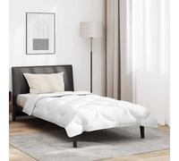 Ensemble de Couette avec Oreillers, 2 Pièces, Microfibre Blanche, Couette Hiver, Couettes Chaude, Literie Confortable, Design Minimaliste, Blanc, 200x220 cm, 3376832