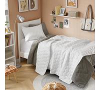 Ensemble de couette double Comfort Spaces Couvre-lit r versible moderne Ogee Ensemble de literie double Couche d'hiver matelass e confortable Tou