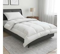 Ensemble de couette et d'oreiller 2 pc Blanc Laine Duvet Oreillers vidaXL vidaXL