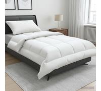 Ensemble de couette et d'oreiller 2 pc Blanc Laine Duvet Oreillers vidaXL vidaXL