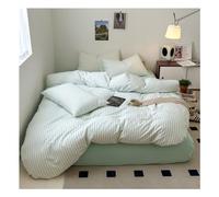 Ensemble de Couette TFBHL Coton 4 pièces Ensemble de draps de lit avec Couverture de Courtepointe Soft Spring Summer Litteur de Couverture de Couette (Couleur: B, Taille: 1,8 / 2m lit)