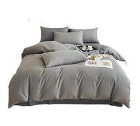 Ensemble de Couette TFBHL Coton Jacquard Ensemble de literie Quatre pièces Set à Plaque de lit Ensemble de Couvre-Housse Confortable (Couleur: D, Taille: lit 2M)