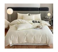Ensemble de Couette TFBHL Coton Jacquard Ensemble de literie Quatre pièces Set à Plaque de lit Ensemble de Couvre-Housse Confortable (Couleur: E, Taille: lit 2M)