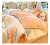 Ensemble de Couette TFBHL Set de Couette d'hiver Ensemble de Couvre-Housse de Lait de Lait 4 pièces Set Coquette de Couette à lit Chaud