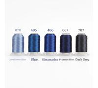 Ensemble de couleurs Brother, fil à broder en Polyester de qualité supérieure, 500 mètres de chaque bobine pour Machine à domicile Brother Babylock Janome Singer, 4/5 5 Pinks and Reds