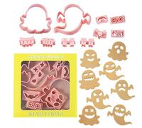 Ensemble De Coupe-biscuits Halloween | Courses De Biscuits Fantômes Pour La Cuisson | Moules De Fondant De Dessins Animés Pour Biscuits, Décorations De Gâteaux, Chocolat Et Bonbons (10 Pièces)