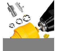 Ensemble de coupe de filetage de tuyau - Die ronde résistante à l'usure en PVC | Outil de coupe-filet externe interne | Accessoire de la main de perceuse électrique pour la plomberie, la réparation, l